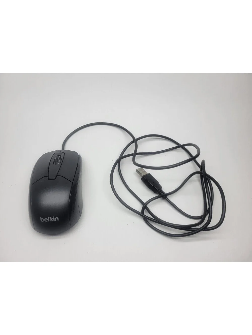 Lot of 9 Belkin 3 Button Scroll Wheel Optical Mouse F5M010QBLK